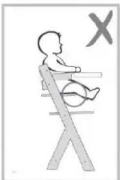 Kindercraft ENOCK - Keuze van de stand van het hoge kinderstoeltje en stoeltje vooroudere kinderen: - 2