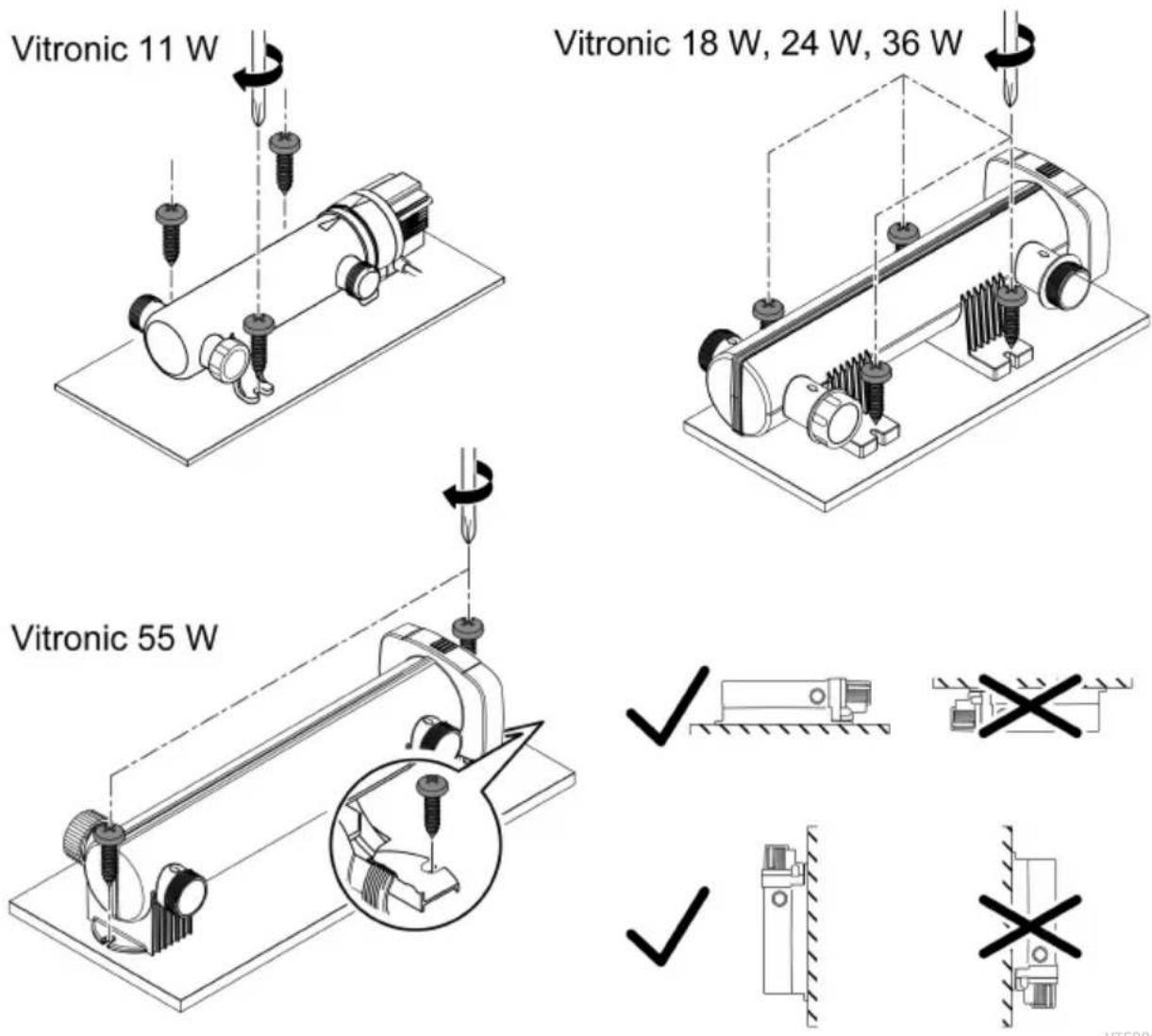 OASE Vitronic 11 W - Mise en place de l'appareil - 2