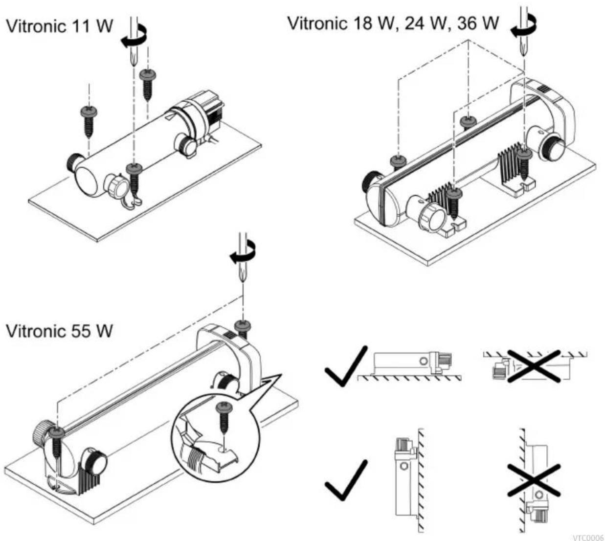 OASE Vitronic 11 W - A készülék felállitása - 2