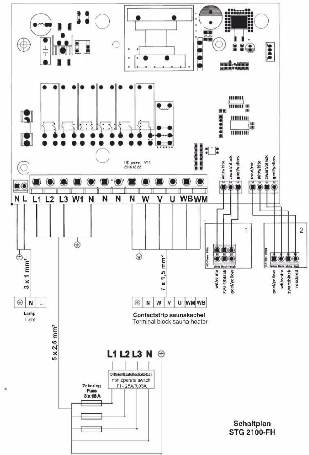 Karibu Valga - STG 2100 - F / Aansluitschema - 5