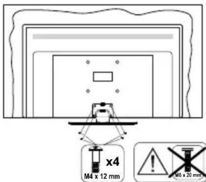 PANASONIC TX65MZ800E - Het voetstuk assembleren - 3