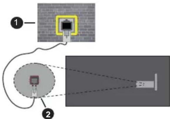 PANASONIC TX65MZ800E - Kabelforbundet forbindelse - 1