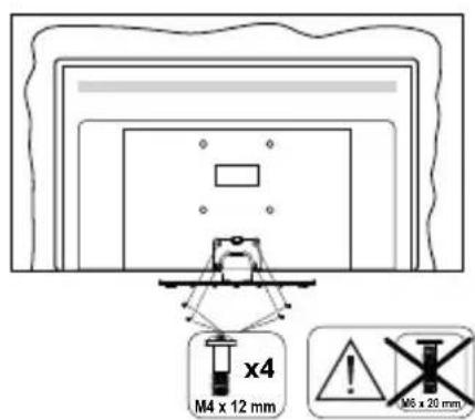 PANASONIC TX65MZ800E - Asamblarea piedestalului - 3
