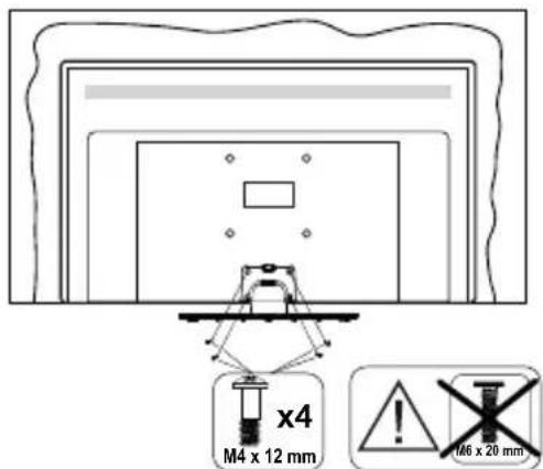 PANASONIC TX65MZ800E - Montáž podstavca - 3