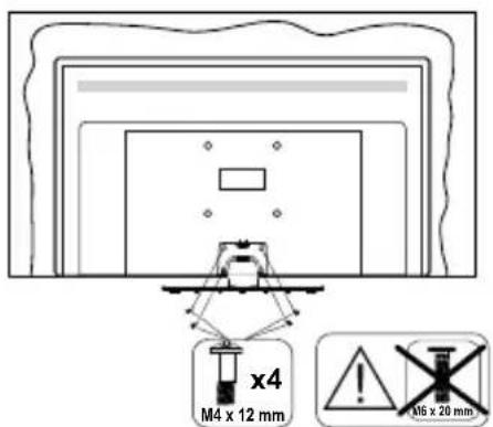 PANASONIC TX65MZ800E - Montaż podstawy - 3