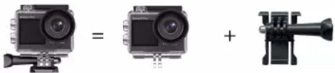 Akaso Brave 4 Pro - MOUNTING YOUR CAMERA - 2
