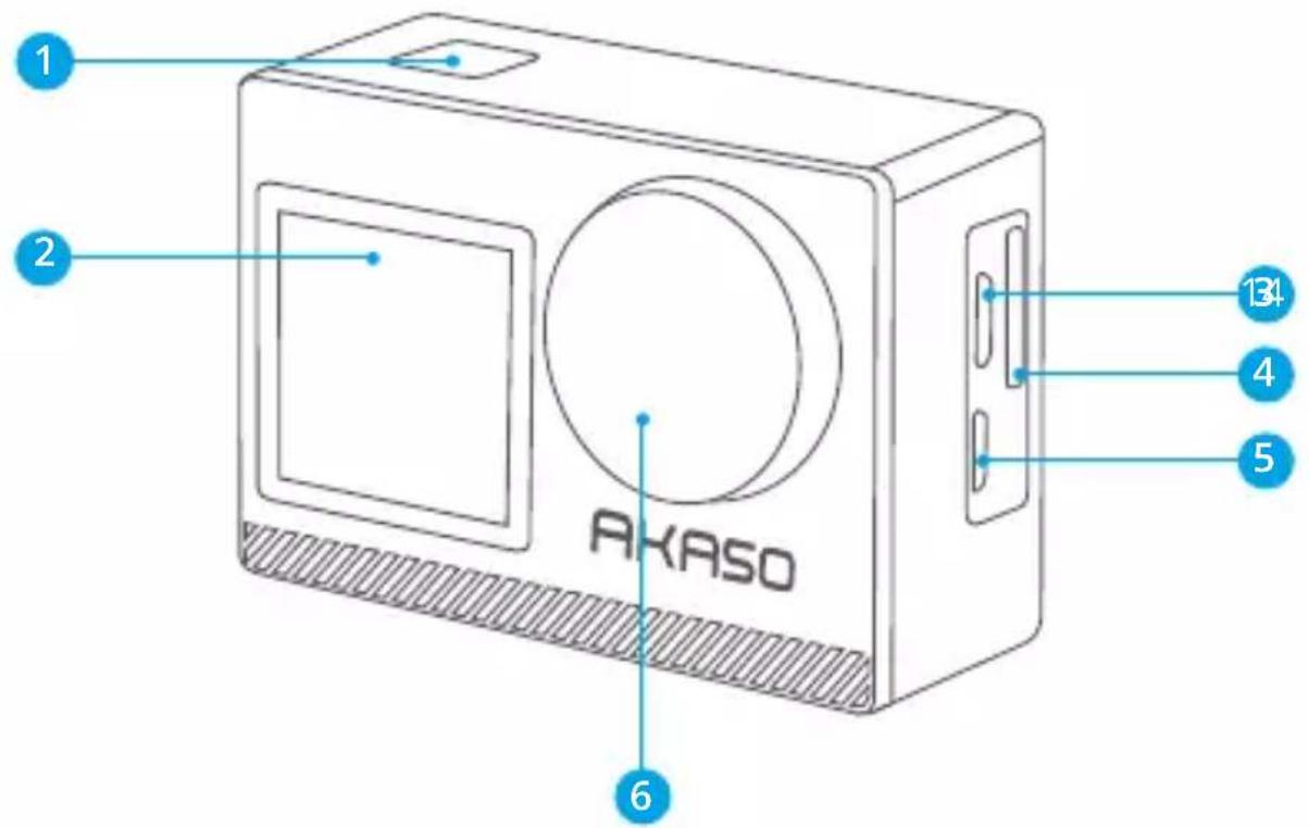 1 2 AKASO 6 134 4 5