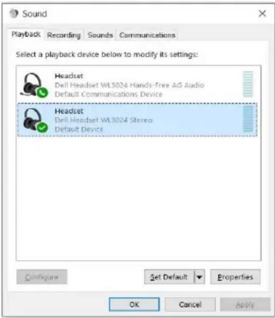 DELL WL3024 - Configuration du casque sur votre ordinateur - 2