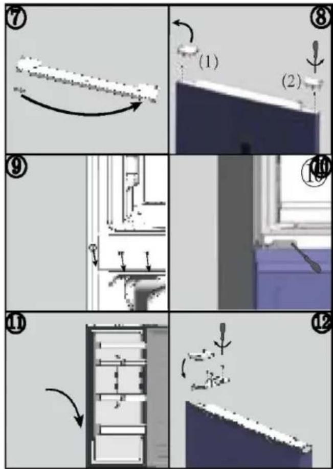 HAIER HTW5618ENPT - Etapy montazu - 2