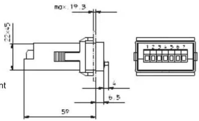 Phoenix Contact MCRSLDUI - Dimensions : - 2