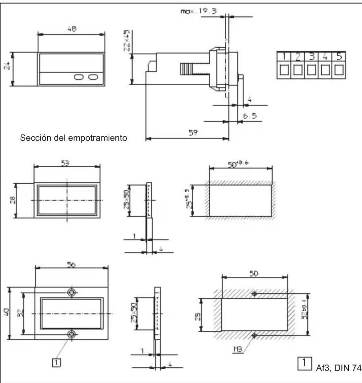 Phoenix Contact MCRSLDUI - Dimensiones - 1