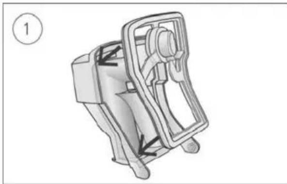 ResMed AirCurve 10 VAuto - Reassembling parts - 1
