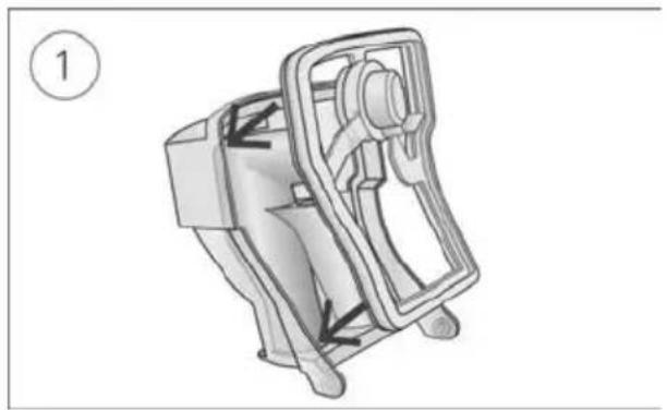 ResMed AirCurve 10 VAuto - Riassemblaggio delle parti - 1