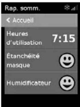 ResMed AirCurve 10 VAuto - Arrêt du traitement - 1