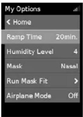 ResMed AirCurve 10 VAuto - Ramp Time - 1