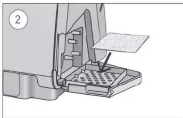 ResMed AirCurve 10 VAuto - To replace the air filter: - 2