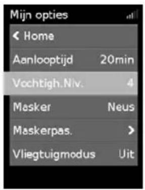 ResMed AirCurve 10 VAuto - Vochtigheidsniveau - 1