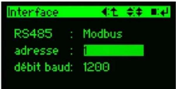 Camille Bauer Sineax CAM - Réglages de l'interface - 1