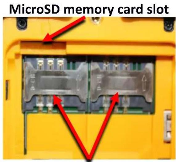 Hammer BOW LTE - Installation of the SIM card, memory card and battery - 1