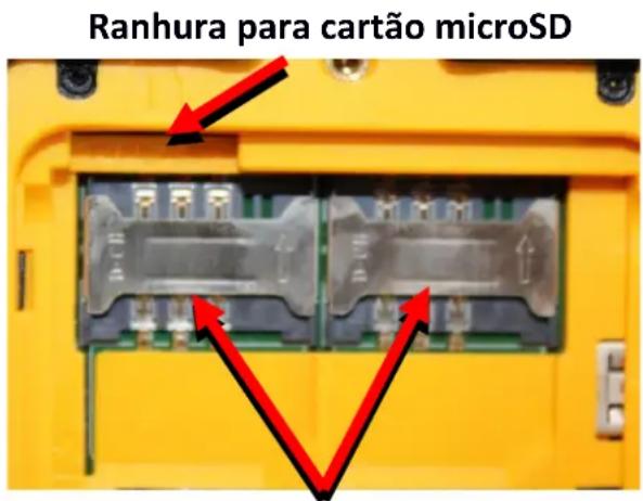 Hammer BOW LTE - Instalação do cartão SIM, cartão de memória e bateria - 1