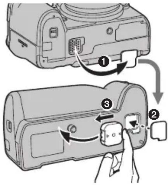 PANASONIC DMWBG1 - Mise en place et retrait sur l'appareil photo numérique - 1