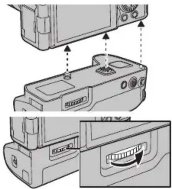 PANASONIC DMWBG1 - Mise en place et retrait sur l'appareil photo numérique - 2