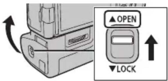 PANASONIC DMWBG1 - ■ 从数码相机上取下电池手柄 - 1