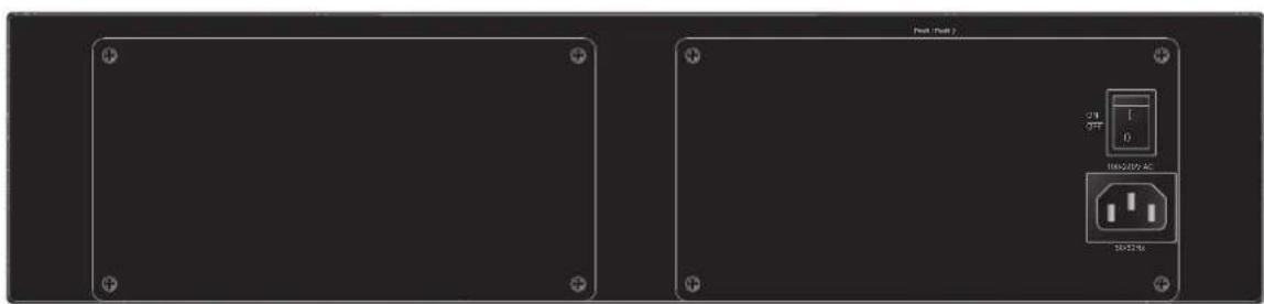 Planet MC1500R48 - Media Converter Chassis Rear Panel - 3