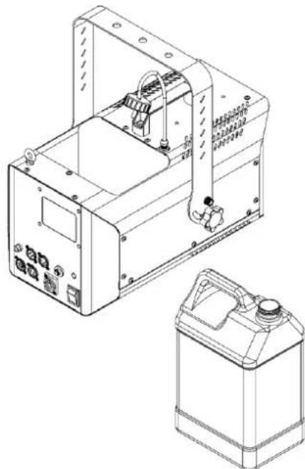 Showtec Stellar F1500 Fogger - Vidange du réservoir après utilisation - 3