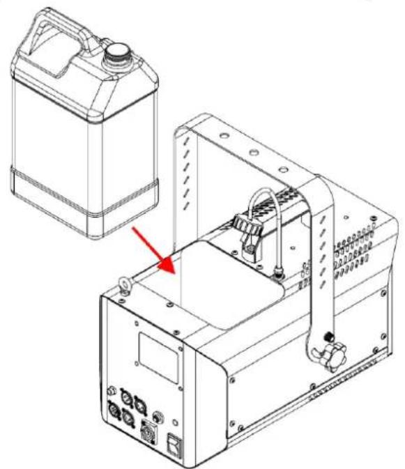 Showtec Stellar F1500 Fogger - Vidange du réservoir après utilisation - 5