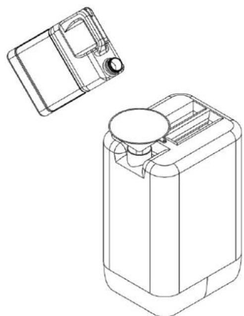 Showtec Stellar F1500 Fogger - Vidange du réservoir après utilisation - 4
