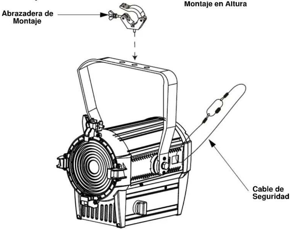 Chauvet Ovation FD105WW - Diagrama de Montaje del Producto - 1