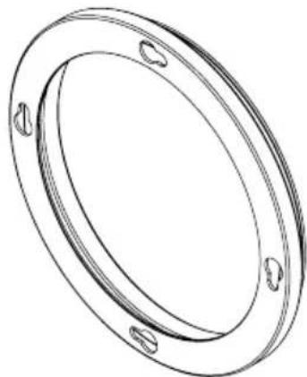 Astera Leo Fresnel - Rabbit-Rounder Adapter (AF250-RRA) - 1