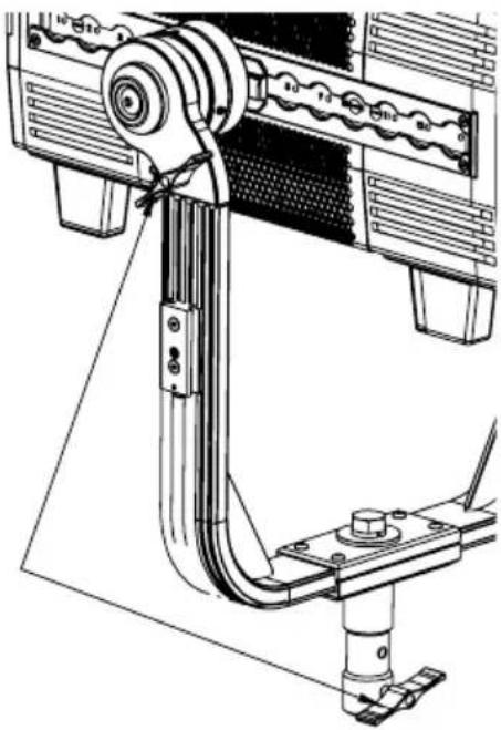 Astera Leo Fresnel - Opzioni di montaggio con la staffa a U (AF250-YK) - 4