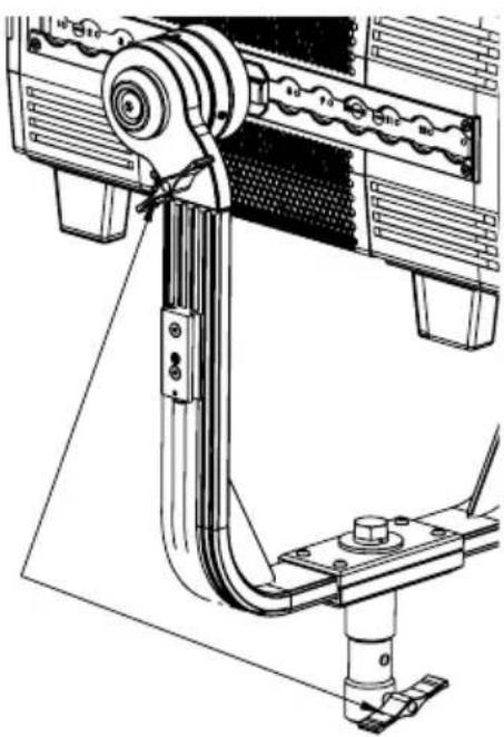 Astera Leo Fresnel - Opciones de montaje con horquilla (AF250-YK) - 4
