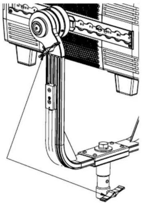 Astera Leo Fresnel - Befestigungsmöglichkeiten mit Bügel (AF250-YK) - 3