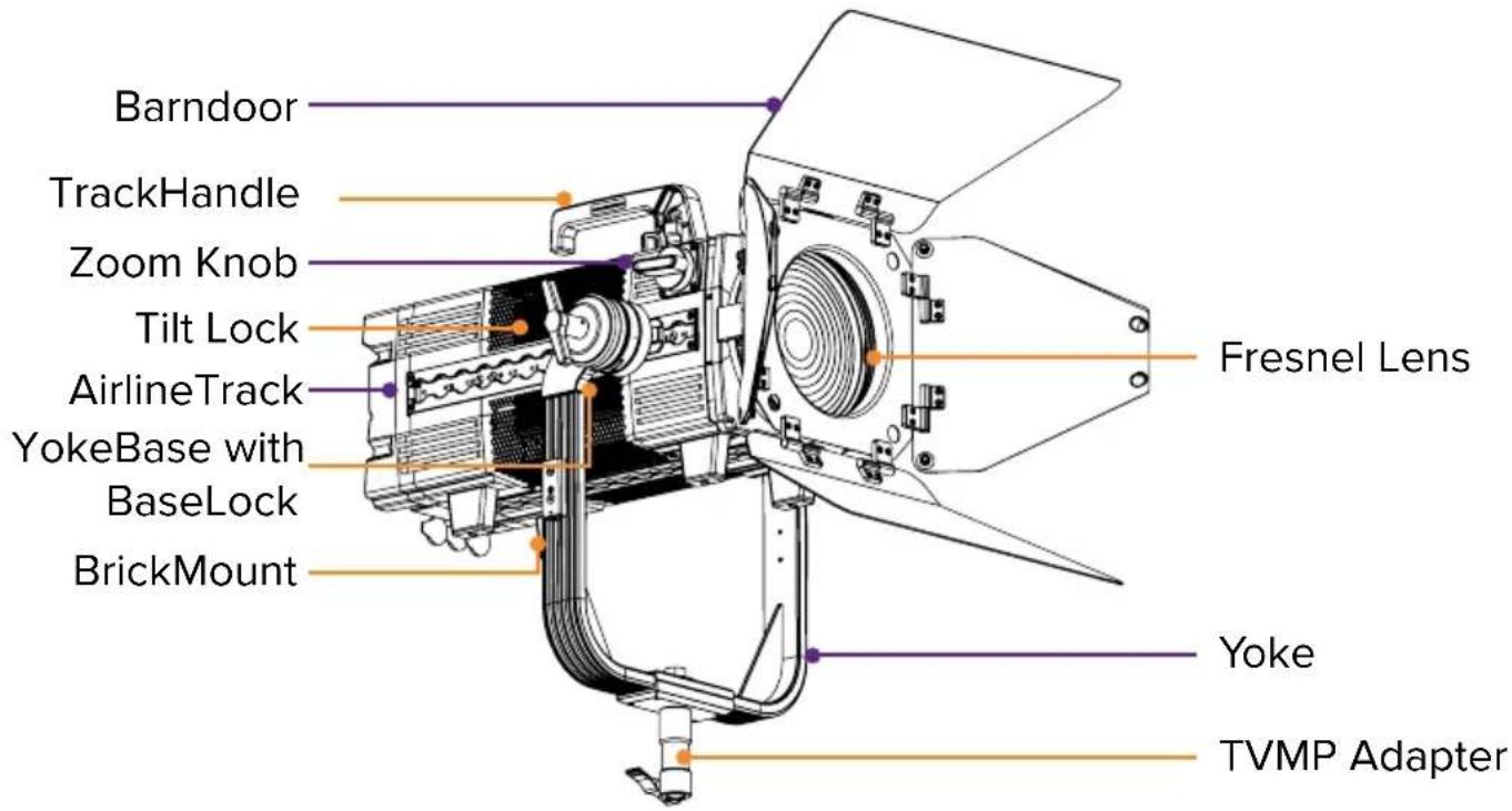 Astera Leo Fresnel - Isometric view - 1