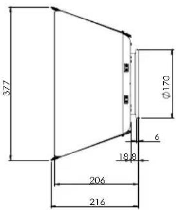 Astera Leo Fresnel - Paraluce a 8 alette (AF250-BD) - 1