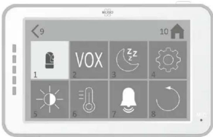 ELRO BC4000 - Menu-Seite - 1