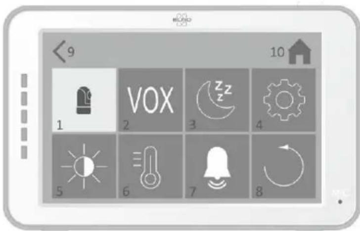 ELRO BC4000 - Menu page - 1