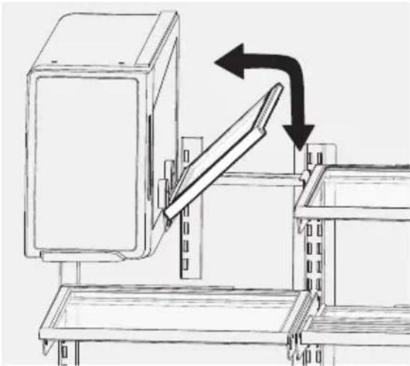 AEG RMB954E9VX - Kääntöhyllyn säätö: - 1
