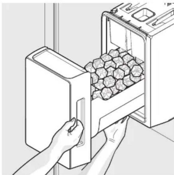 AEG RMB954E9VX - Sortez et nettoyez le bac à glaçons si : - 1