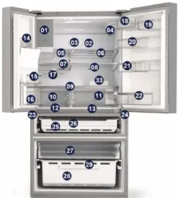 AEG RMB954E9VX - DESCRIPTION OF THE APPLIANCE - 1