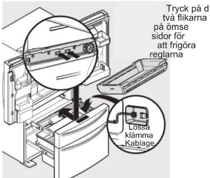 AEG RMB954E9VX - Följ anvisningarna nedan för ta bort MultiSwitch/MultiChill-lådan - 1
