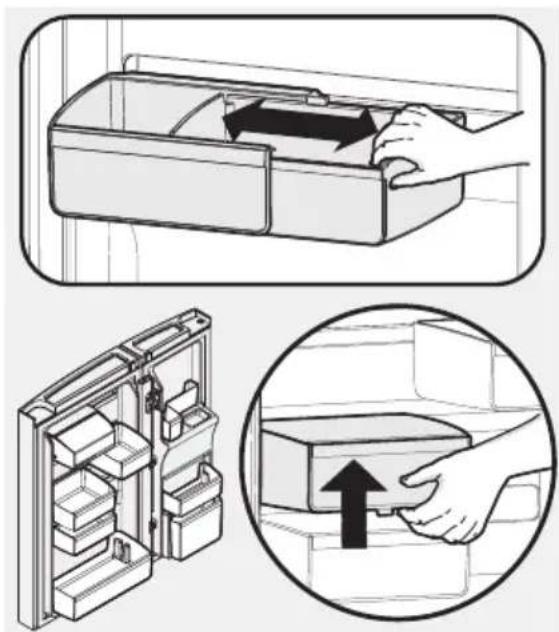 AEG RMB954E9VX - Pour déplacer un balconnet de rail en rail : - 1