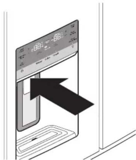 AEG RMB954E9VX - Impostare il sistema di alimentazione dell'acqua - 1