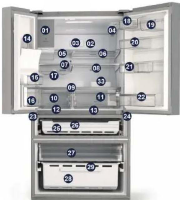 AEG RMB954E9VX - BESKRIVNING AV PRODUKTEN - 1