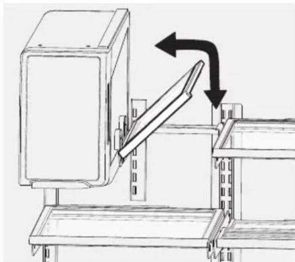 AEG RMB954E9VX - Zur Anpassung des Flip-Regals: - 1