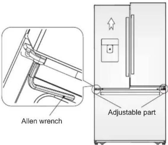 AEG RMB954E9VX - Adjusting the doors - 1