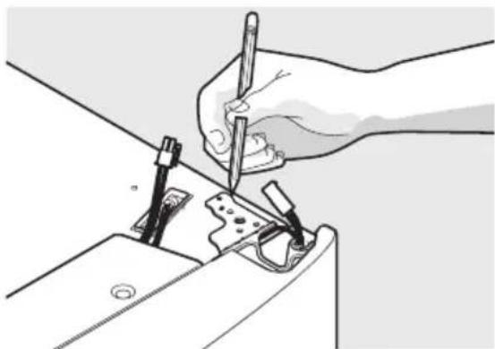AEG RMB954E9VX - To remove the refrigerator doors: - 2